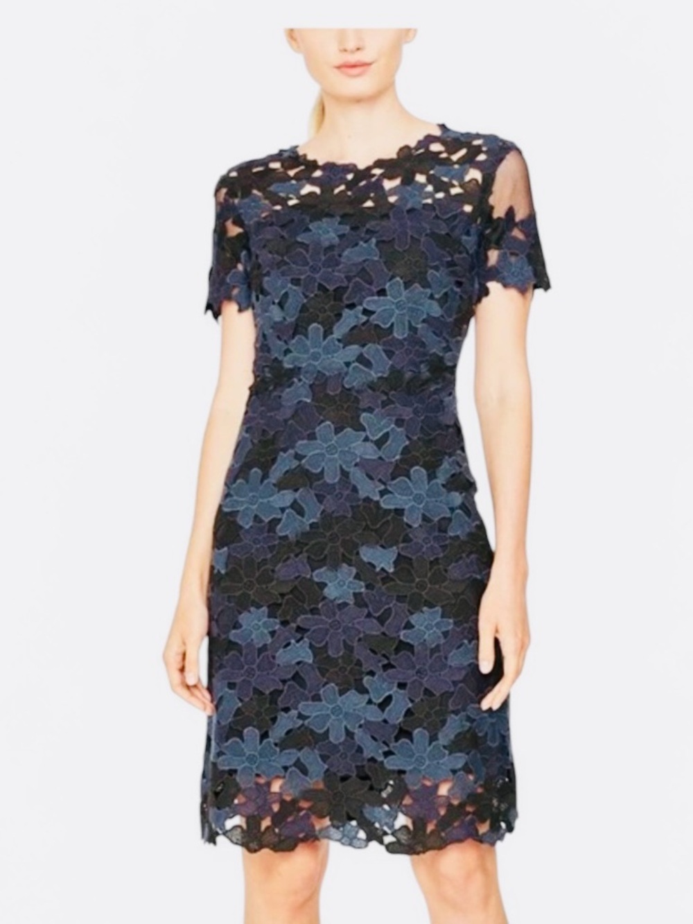 NWT Elie Tahari Ophelia Lace Sheath Dress